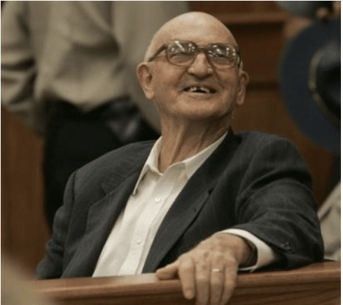KKK leader Killen smiling after being found guilty of killing Schwerner