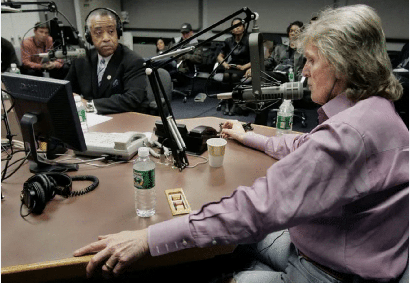 Sharpton interviewing Imus after racist scandal
