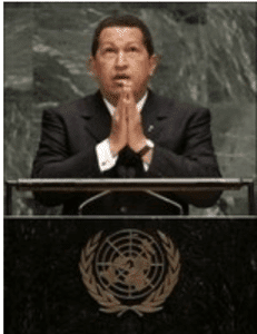 Hugo Chavez speaking at UN General Assembly in 2006