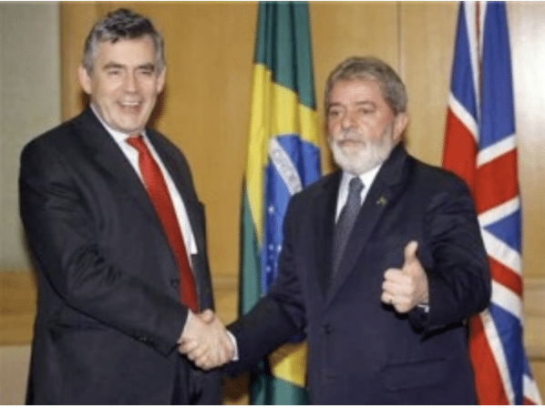 Gordon Brown and Lula of Brazil