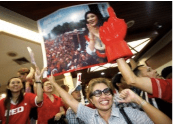 Thai first female prime minister Yingluck Shinawatra