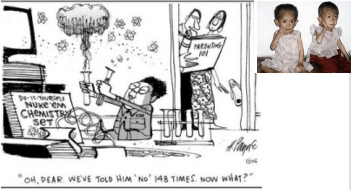 Kim Jong-un playing with nukes as NK children starve