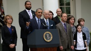President Obama Speaks In The Rose Garden Of White House