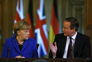German Chancellor Angela Merkel Visits The UK