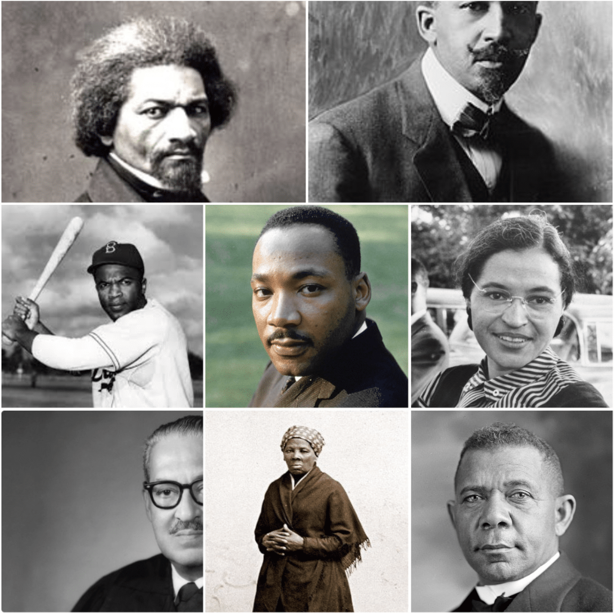 collage of greatest Black Americans