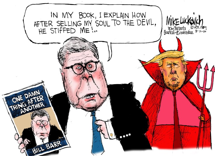 Bill Barr voting for Trump again is loyalty to party over country