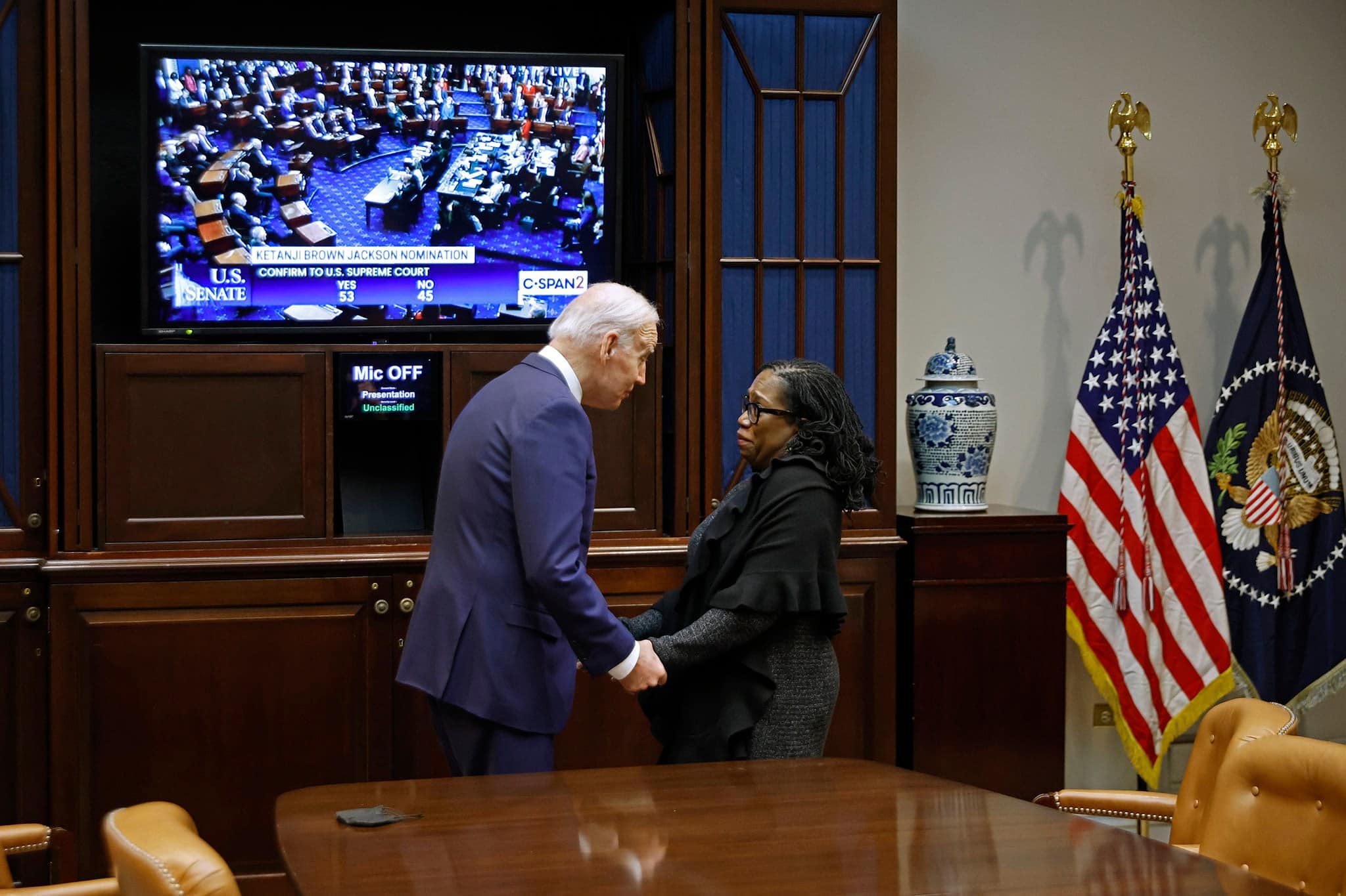 Senate votes to confirm Ketanji Brown Jackson at the first Black woman on Supreme Court