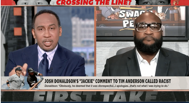 Stephen A Smith defends Josh Donaldson against charges of racism for calling Tim Anderson Jackie