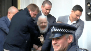 Ecuadorian embassy kick Assange out for and UK police arrest him