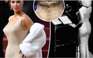 Kim Kardashian accused of ripping and tearing Marilyn Monre dress she wore to Met Gala