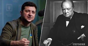 Zelensky being hailed as churchill