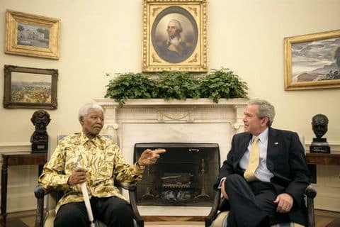 Bush and Mandela final