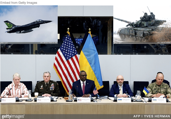 NATO meeting on sending weapons to Ukraine