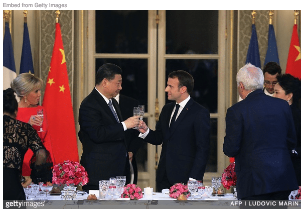 Macron visit to China causes concern