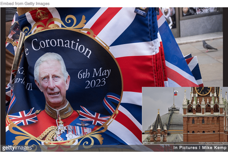 Charles coronation and Kremlin drone attack