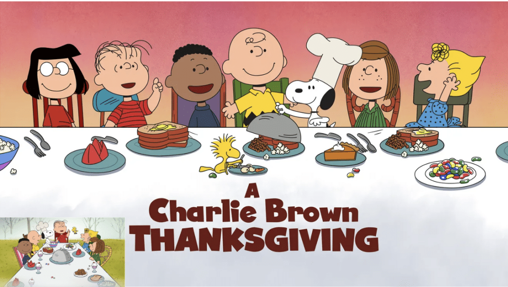 Charlie Brown Thanksgiving dinner