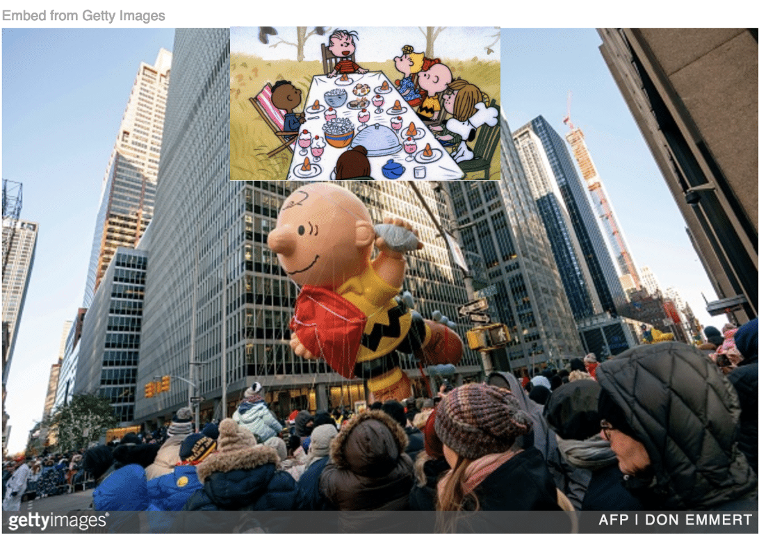 Charlie Brown thanksgiving parade