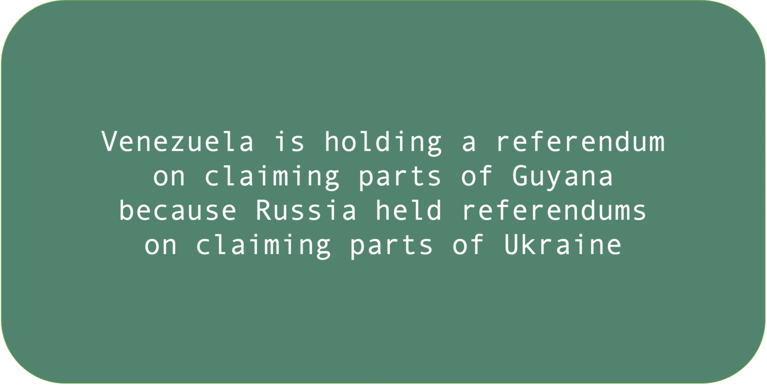 Venezuela Holds Referendum to Claim Guyana Territory Russia Beams with Pride The Americas
