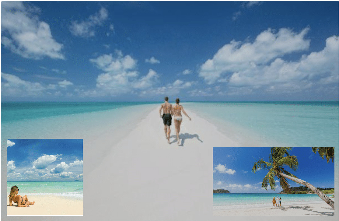 beach scenes in Bahamas.