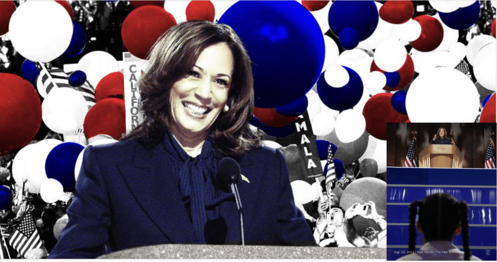 Kamala delivers keynote speech as DNC