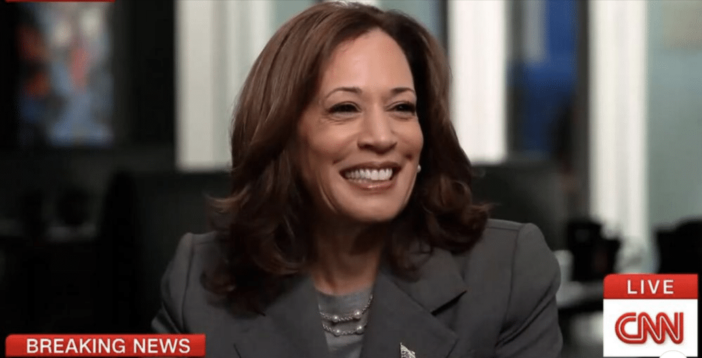 Kamala does first TV interview on CNN