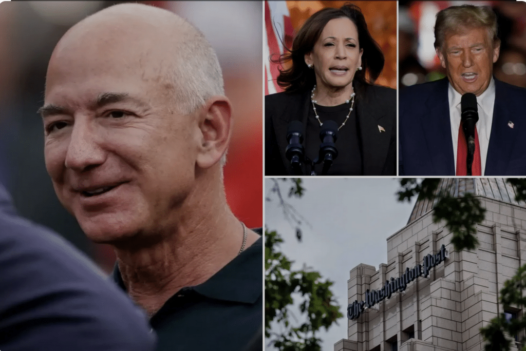 Bezos spikes Washington Post endorsement of Kamala Harris