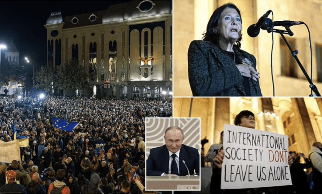 Moldova protesting Russia rigging its parliamentary election