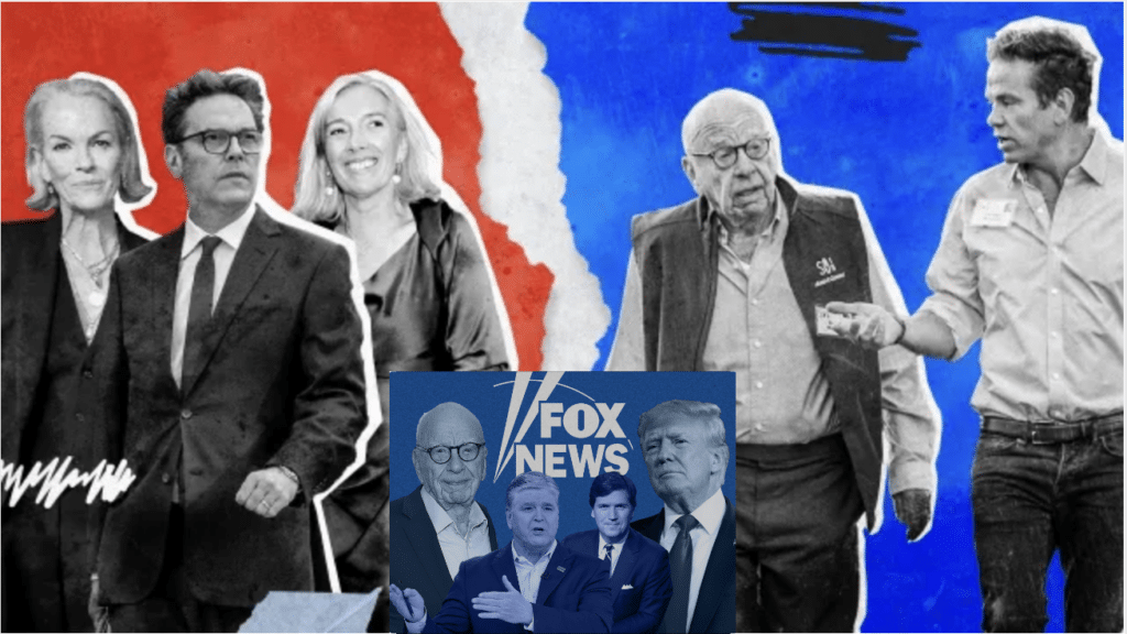 image of sides in the Murdochs' succession battle for Fox Corp