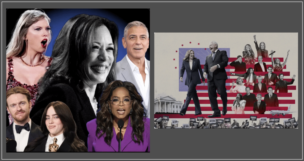 Kamala celebrity endorsements