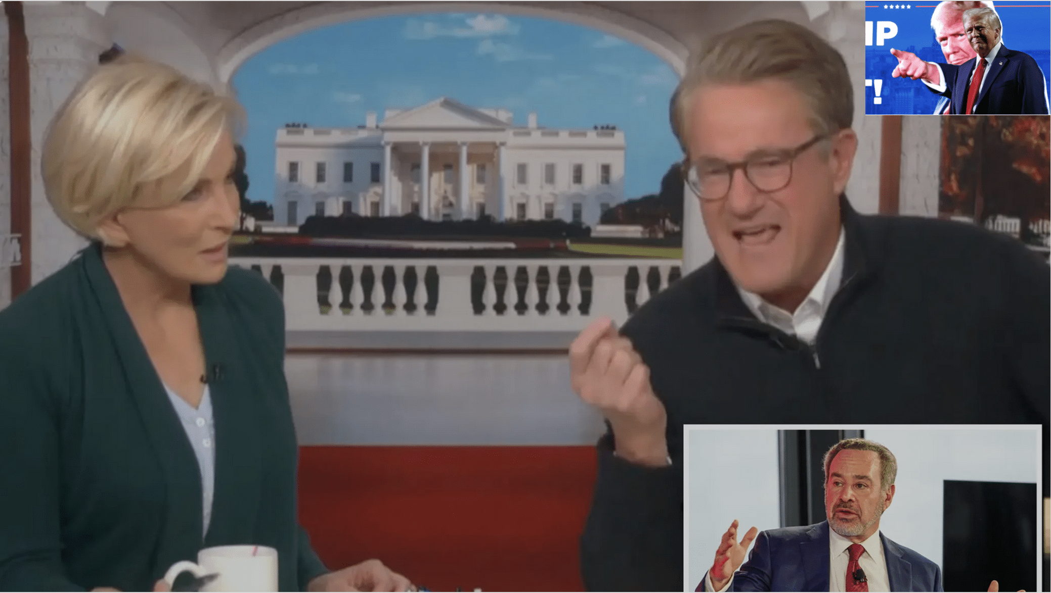 Joe Scarborough ranting against David Frum on Morning Joe