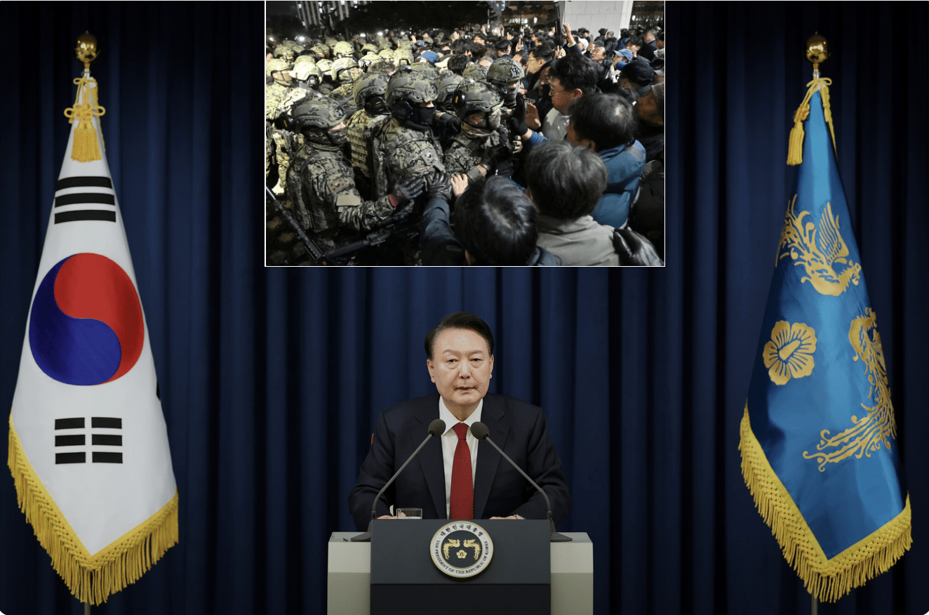 South Korea president Yoon declares martial law