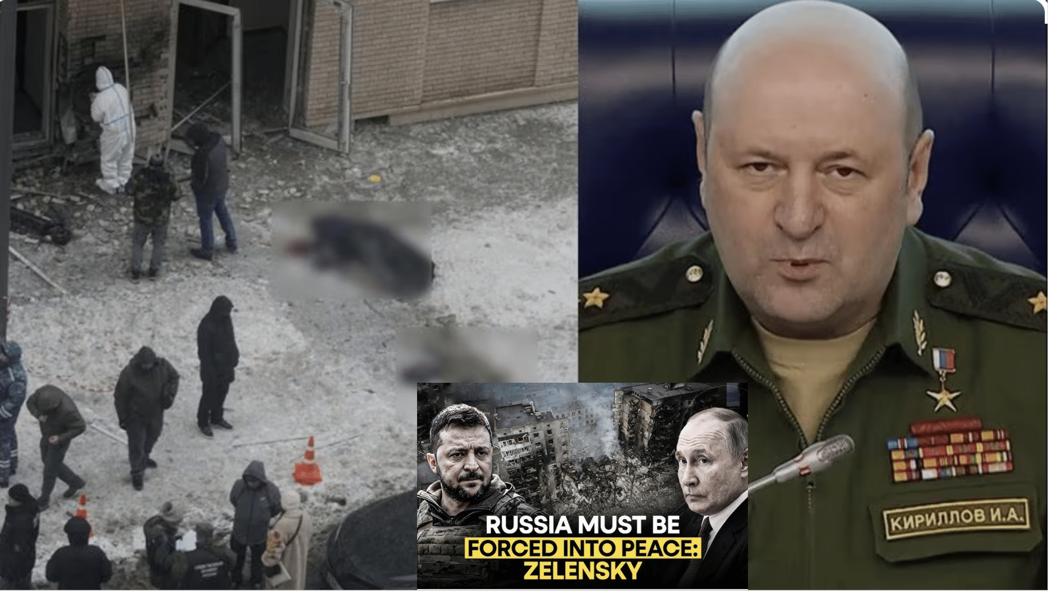 image of general Zelensky assassinate in Moscow