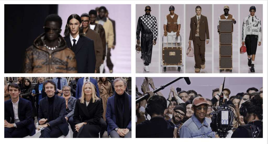 images from Pharrell's LVMH fashion show