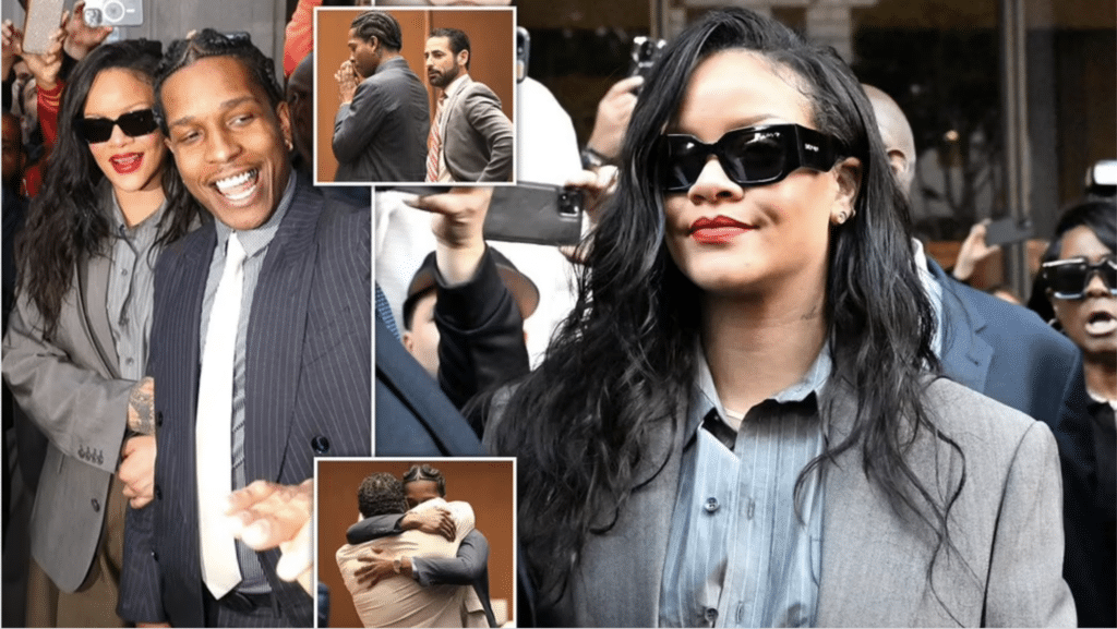 A$AP Rocky acquitted and Rihanna joins in celebrating