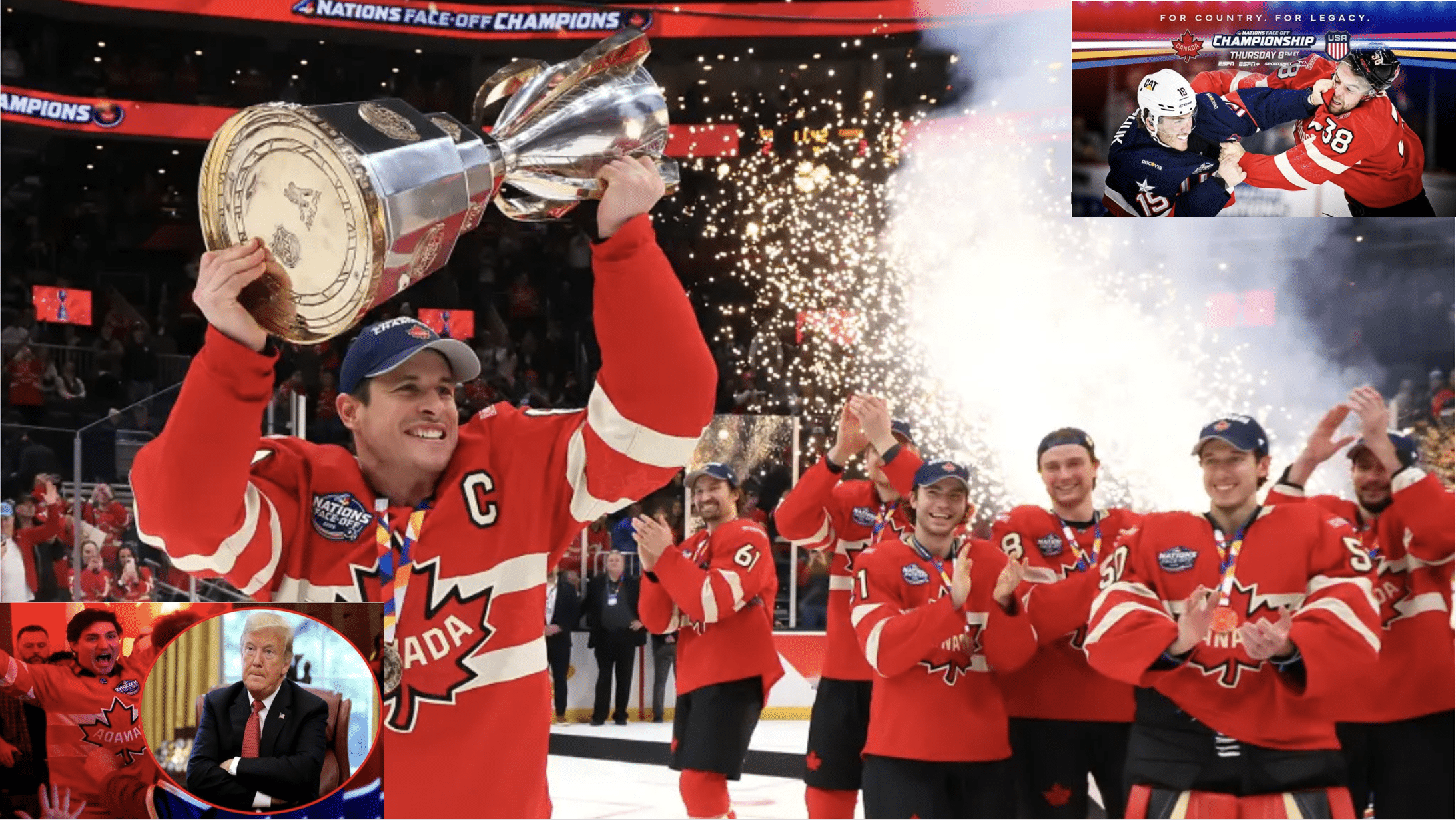 Team Canada defeats Team USA in 4 nations cup final