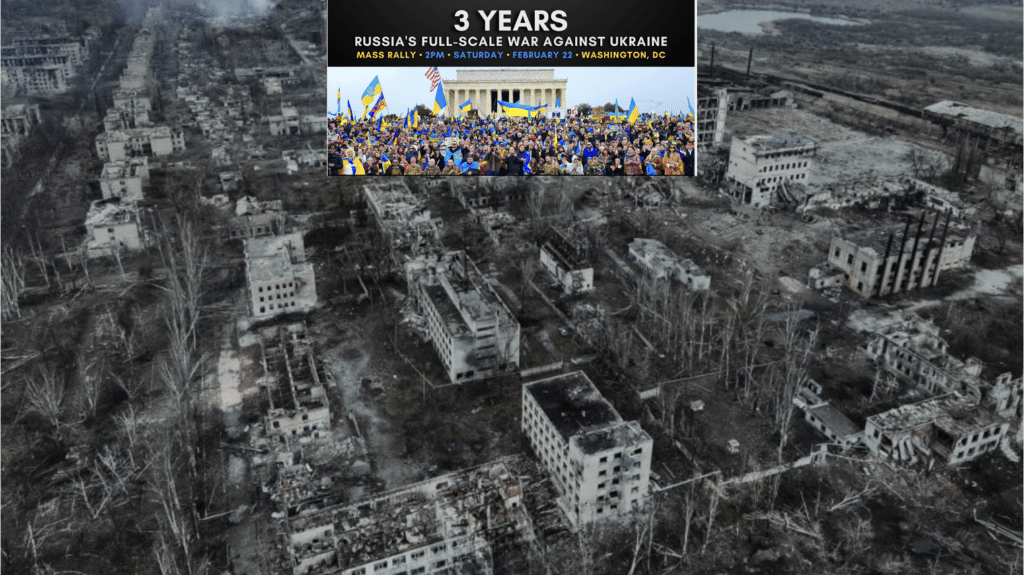 destruction of Ukraine three years later