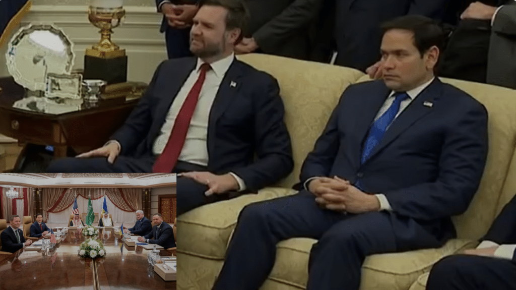 Marco Rubio as secretary of state in Oval Office and in Saudi Arabia.