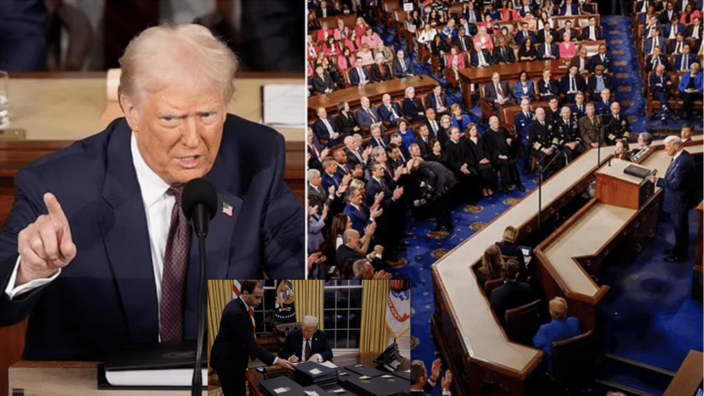 Trump delivers congressional address