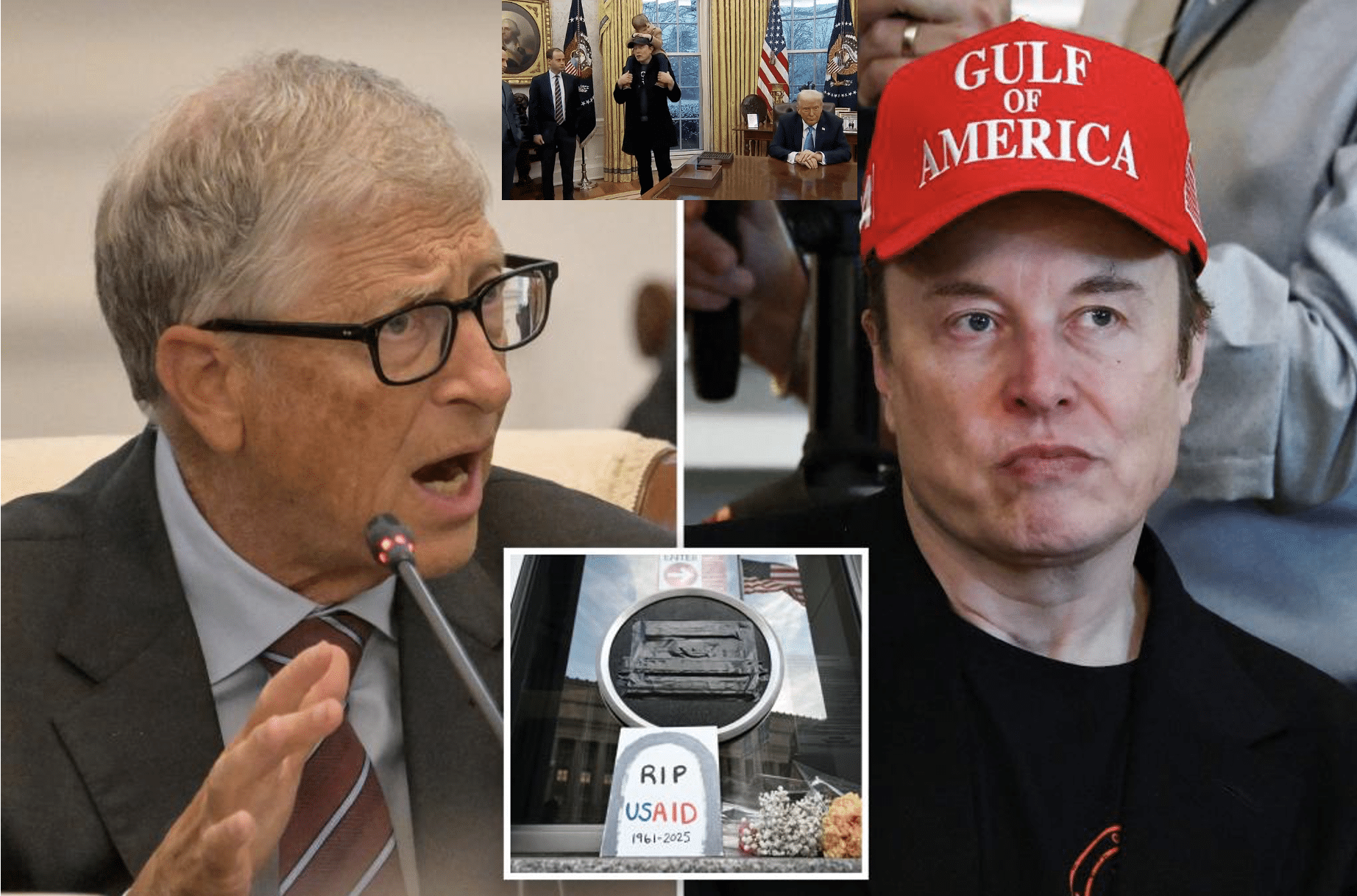 Bill Gates accusing Elon Musk of killing millions with his DOGE cuts