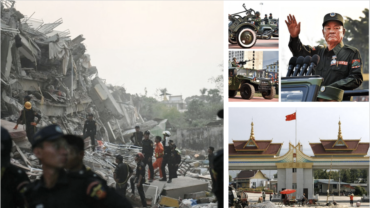 Myanmar suffers disasters as military puts on parades