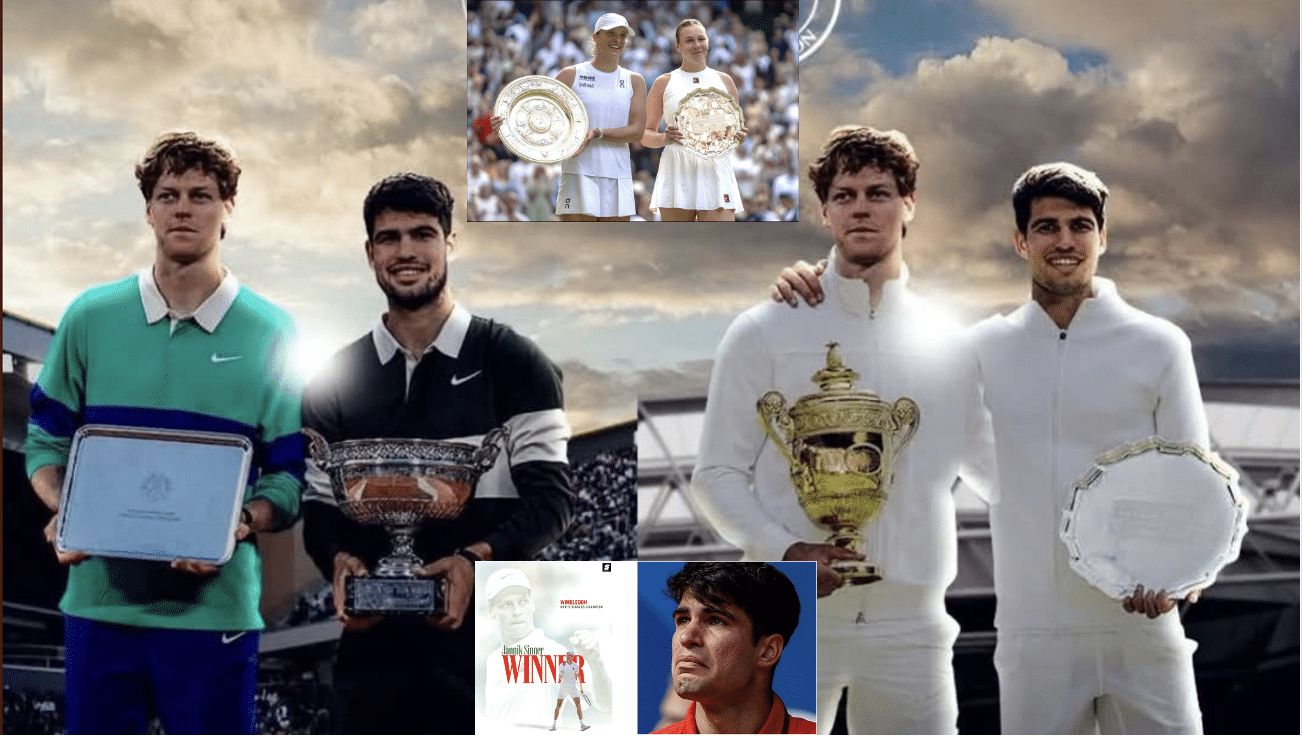 Wimbledon 2025 images of finalists