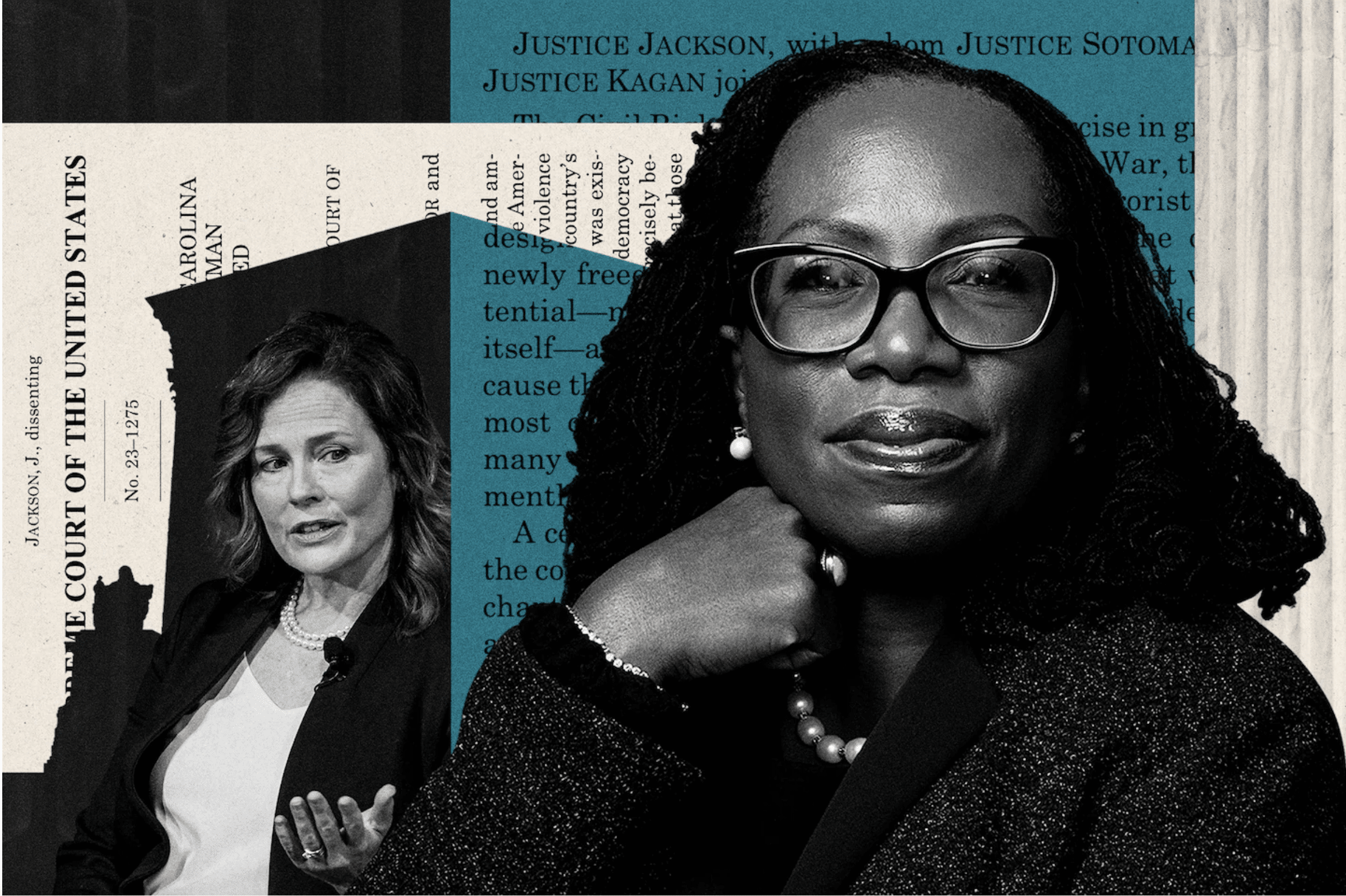 Amy Coney Barrett and Ketanji Brown Jackson