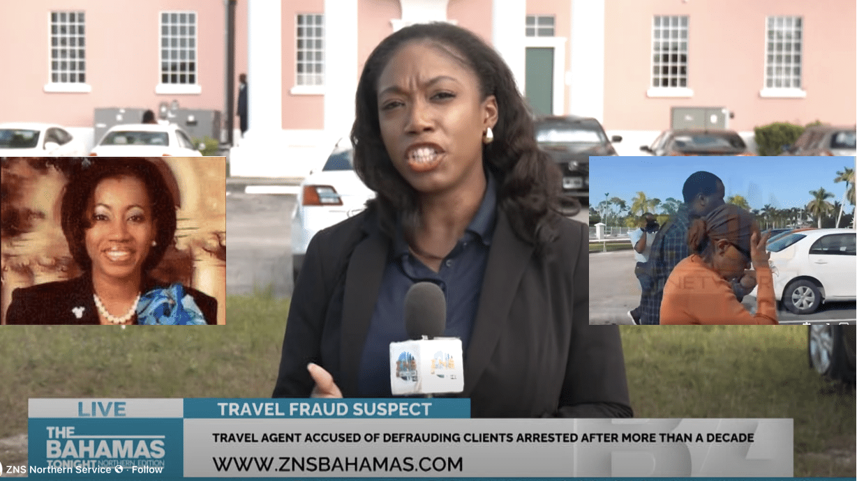 ZNS reporting on arrest of Eunece Morris