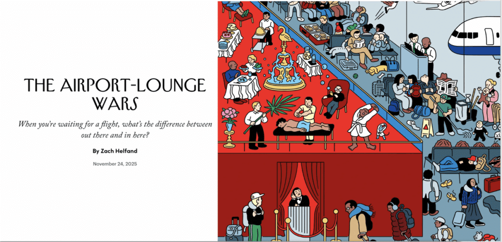 Airport scene during holiday travel