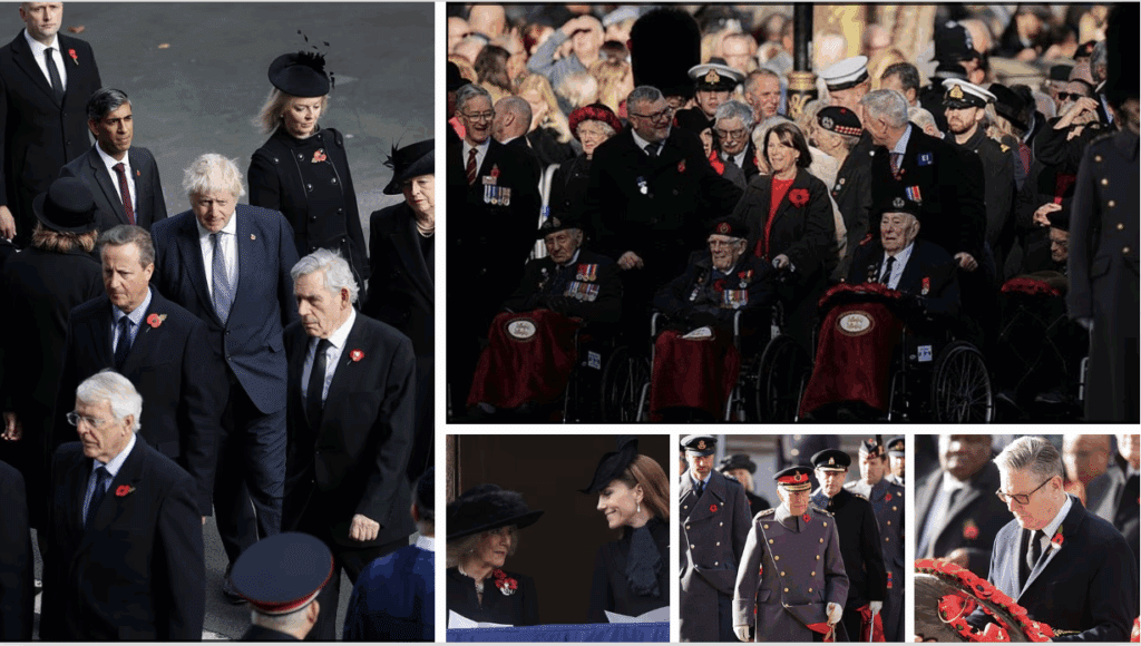 Remembrance Day at the Cenotaph in London