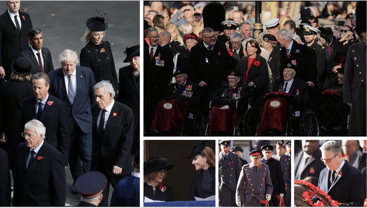 Remembrance Day at the Cenotaph in London