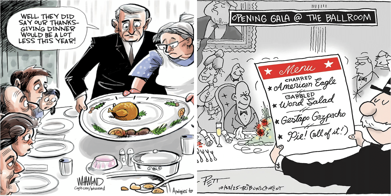 Thanksgiving cartoon for 2025