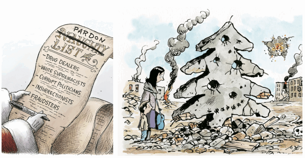 Happy Christmas from Gaza and Ukraine