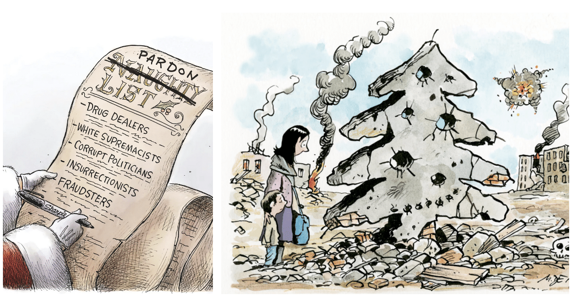 Happy Christmas from Gaza and Ukraine