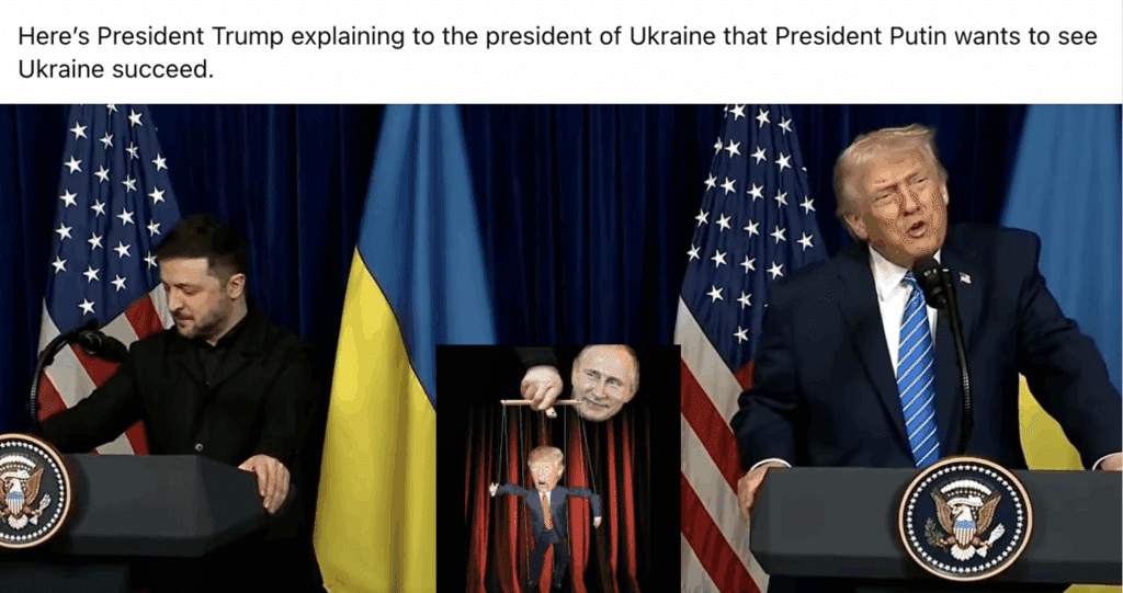 Trump meeting with Zelensky for so-called peace talks